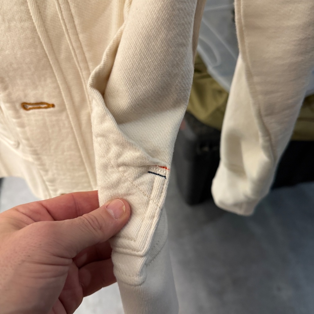 Wies Made Bodega Shawl Collar Cardigan, Men's Medium, Natural - Picture 5 of 7